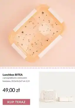 Homla Lunchbox Bitea z przegródkami z motywem kosmosu 22,5x16,5x7 cm oferta