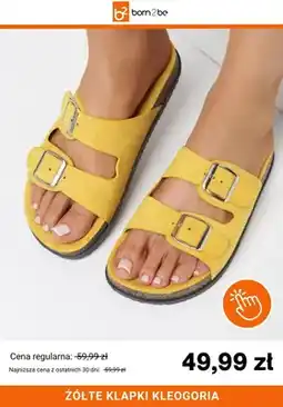 Born2be Klapki Born2be Kleogoria żółte oferta