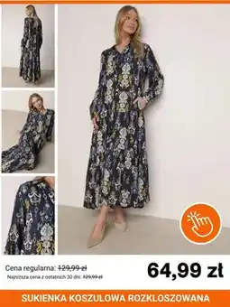 Born2be Sukienka koszulowa rozkloszowana born2be oferta