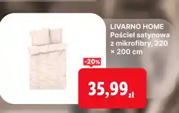 Lidl LIVARNO HOME Pościel satynowa z mikrofibry, 220 × 200 cm oferta