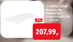 Lidl LIVARNO HOME Materac dla niemowląt i małych dzieci 60 x 120 cm oferta
