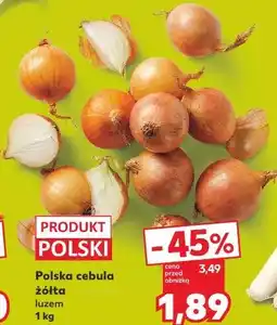 Kaufland Polska cebula żółta luzem oferta