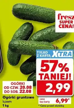 Kaufland Ogórki gruntowe luzem oferta