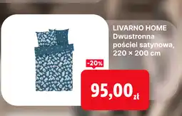 Lidl LIVARNO HOME Dwustronna pościel satynowa, 220 × 200 cm oferta