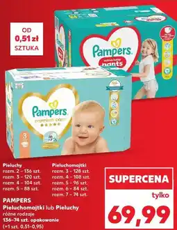 Kaufland Pampers Pieluchomajtki lub Pieluchy oferta