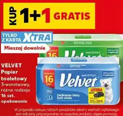 Kaufland VELVET Papier toaletowy 3-warstwowy, różne rodzaje oferta