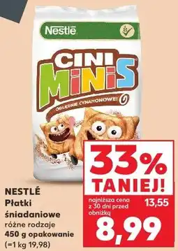 Kaufland Nestlé Płatki śniadaniowe oferta