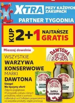 Kaufland Dawtona Wszystkie warzywa konserwowe marki Dawtona oferta