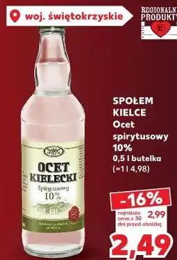 Kaufland Społem Kielce Ocet spirytusowy 10% oferta