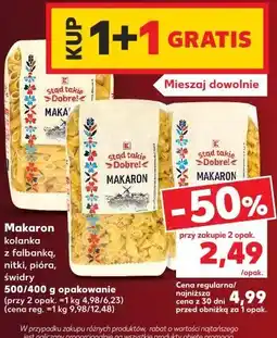 Kaufland Makaron kolanka z falbanką, nitki, pióra, świdry Stąd takie Dobre! oferta