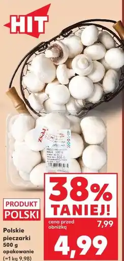 Kaufland Polskie pieczarki oferta