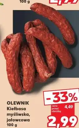 Kaufland OLEWNIK Kiełbasa myśliwska, jałowcowa oferta