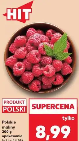 Kaufland Polskie maliny oferta