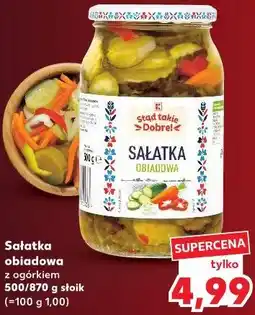 Kaufland Sałatka obiadowa z ogórkiem Stąd takie Dobre! oferta