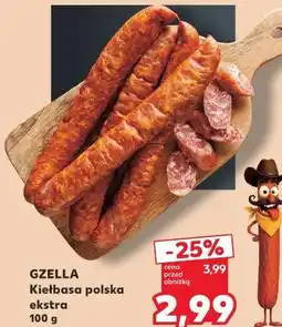 Kaufland GZELLA Kiełbasa polska ekstra oferta