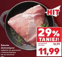 Kaufland Żeberka ekstramięsne oferta