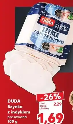 Kaufland DUDA Szynka z indykiem prasowana oferta