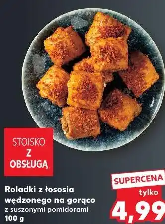 Kaufland Roladki z łososia wędzonego na gorąco z suszonymi pomidorami oferta