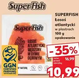 Kaufland Superfish Łosoś atlantycki w plastrach w dymie dębowym oferta