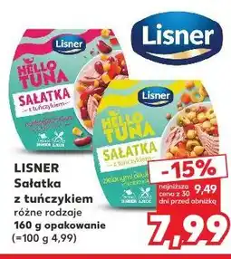 Kaufland Lisner Sałatka z tuńczykiem różne rodzaje oferta