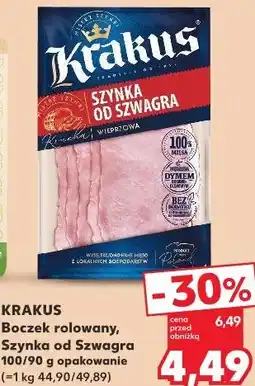 Kaufland Krakus Boczek rolowany, Szynka od Szwagra oferta