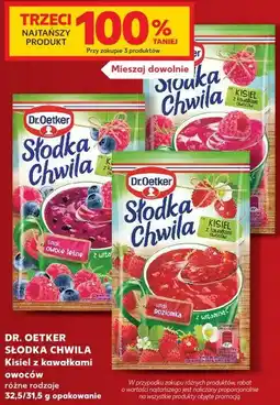 Kaufland Dr. Oetker Słodka Chwila Kisiel z kawałkami owoców oferta