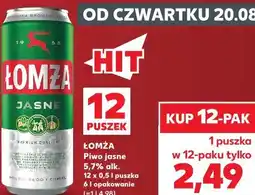 Kaufland ŁOMŻA Piwo jasne 5,7% alk oferta
