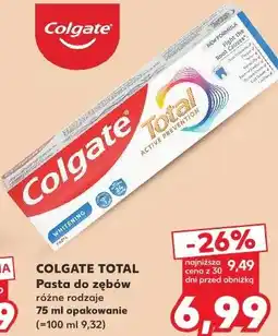 Kaufland Colgate Total Pasta do zębów oferta
