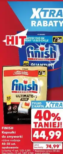 Kaufland Finish Kapsułki do zmywarki Ultimate / Quantum oferta