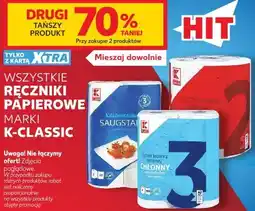 Kaufland WSZYSTKIE RĘCZNIKI PAPIEROWE MARKI K-CLASSIC oferta