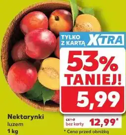 Kaufland Nektarynki luzem oferta