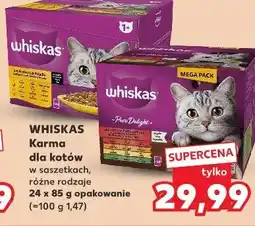 Kaufland Whiskas Karma dla kotów w saszetkach oferta