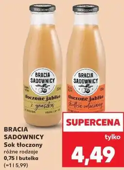 Kaufland Bracia Sadownicy Sok tłoczony różne rodzaje oferta