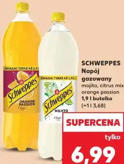 Kaufland Schweppes Napój gazowany mojito, citrus mix, orange passion oferta