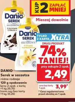 Kaufland DANIO Serek w saszetce oferta