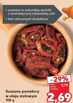 Kaufland Suszone pomidory w oleju ziołowym oferta