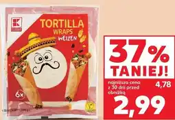 Kaufland K-Classic Tortilla Wraps Weizen oferta