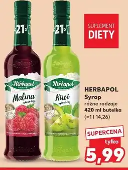 Kaufland Herbapol Syrop różne rodzaje oferta