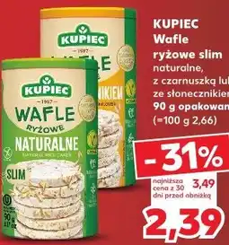 Kaufland Kupiec Wafle ryżowe slim oferta