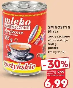 Kaufland SM GOSTYŃ Mleko zagęszczone słodzone oferta