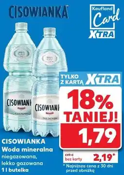 Kaufland CISOWIANKA Woda mineralna oferta