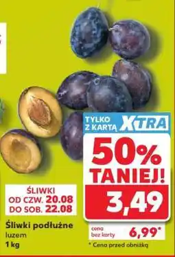 Kaufland Śliwki podłużne luzem 1 kg oferta