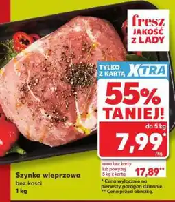 Kaufland Szynka wieprzowa oferta