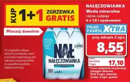 Kaufland NAŁĘCZOWIANKA Woda mineralna różne rodzaje 6 x 1,5 l opakowanie oferta