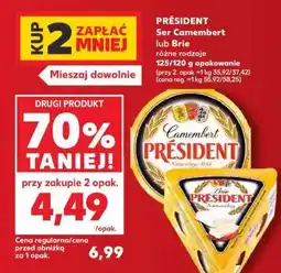 Kaufland PRÉSIDENT Ser Camembert lub Brie oferta