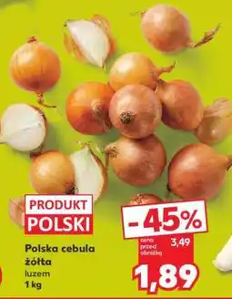 Kaufland Polska cebula żółta luzem 1 kg oferta