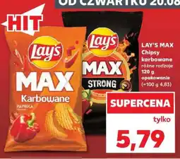 Kaufland LAY’S MAX Chipsy karbowane oferta