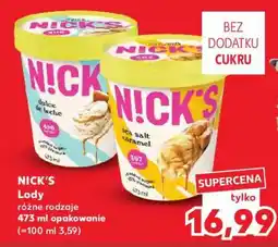 Kaufland NICK’S Lody oferta