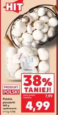 Kaufland Polskie pieczarki 500 g opakowanie oferta