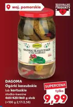 Kaufland DAGOMA Ogórki kaszubskie oferta